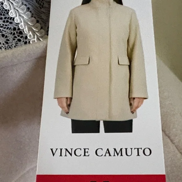 NWT Vince Camuto Cream Coat - Picture 2 of 8